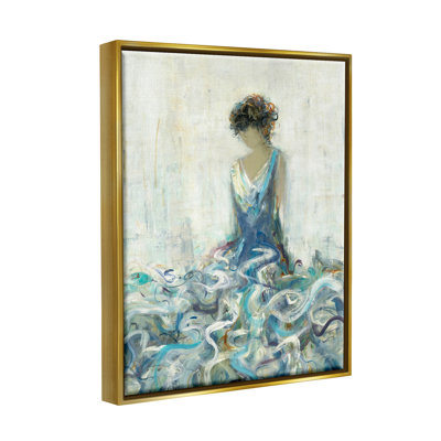 «Woman In Gown Abstraction» par Lisa Ridgers, peinture