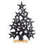 Décoration de Noël arbre en forme d'arbre super étoile - 16,5 po