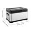 Cuiseur sous vide, machine sous vide de 800 W, machine de cuisson suveed avec affichage numérique à DEL, couvercle en verre, contrôle précis de la température et de la minuterie, pour la famille et les amis, marmite sous vide tout-en-un