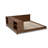Martiqua Kaori Modern and Contemporary Transitional Wood Platform Storage Bed