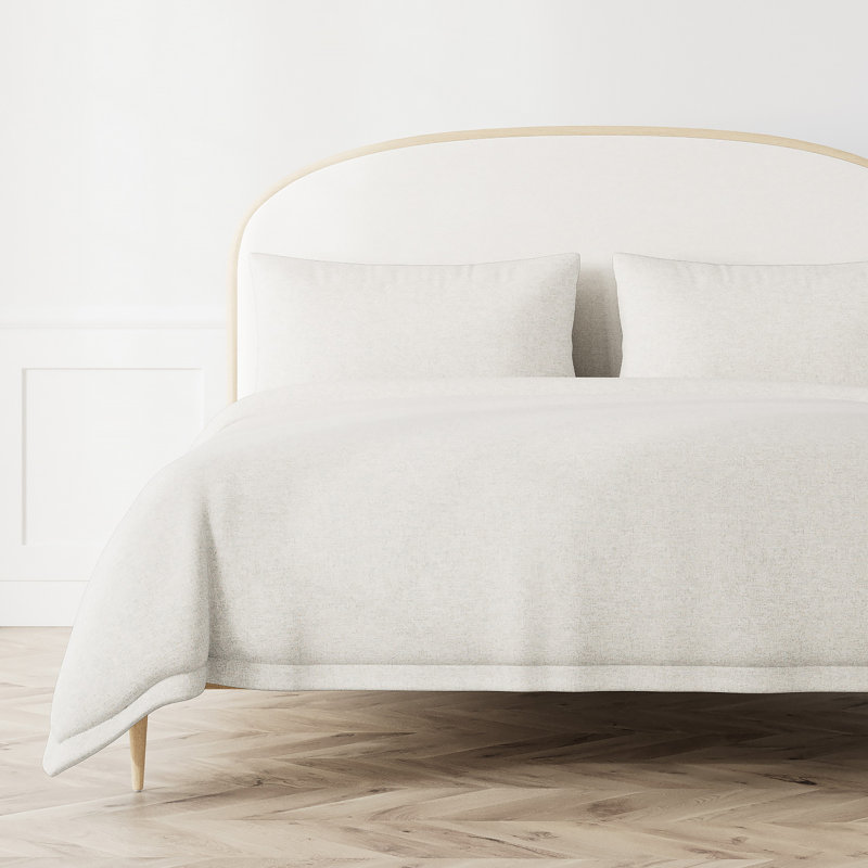 Isla Duvet Cover, Queen Duvet Cover, Granite
