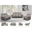 Fauteuil gris pâle 1058 avec inclinaison manuelle