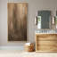 «Warm Minimalist sépia», art mural vertical sur toile encadrée-1347999512-1347999515