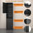 Tall Narrow Bathroom Storage Cabinet - Metal Pantry Cabinet, Slim Cabinet For Small Spaces, Bathroom, Kitchen-1278158141