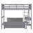 Twin Over Full Bunk Bed With Integrated Desk-1361233941