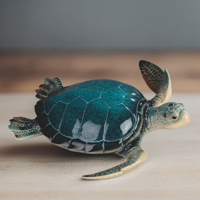 Figurine de tortue de mer l 15,25 po