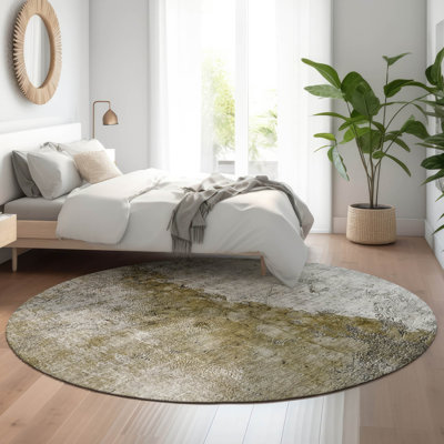 Premium Machine Washable Cerrito Brown Rug