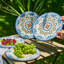 Assiette en mélamine Janieya - service pour 4