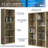 Connall Geometric Bookcase-32256558