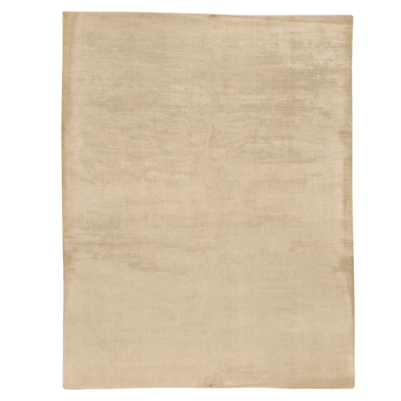 Hand Knotted Area Rug in Silver