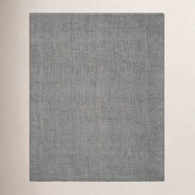 Alda Auckland Handmade Flatweave Jute/Sisal Gray Area Rug, Rectangle 10' x 14'