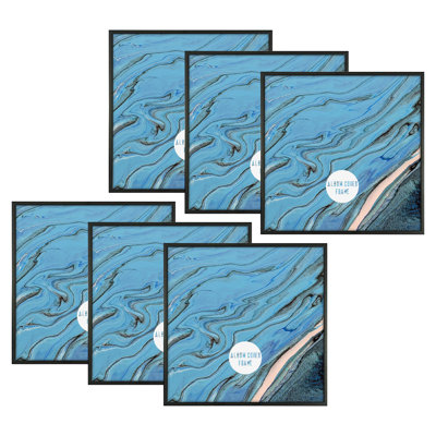 Demarion 12.5x12.5 Metal Album Frame for Display Vinyl Record, Home Decor LP Record Frame