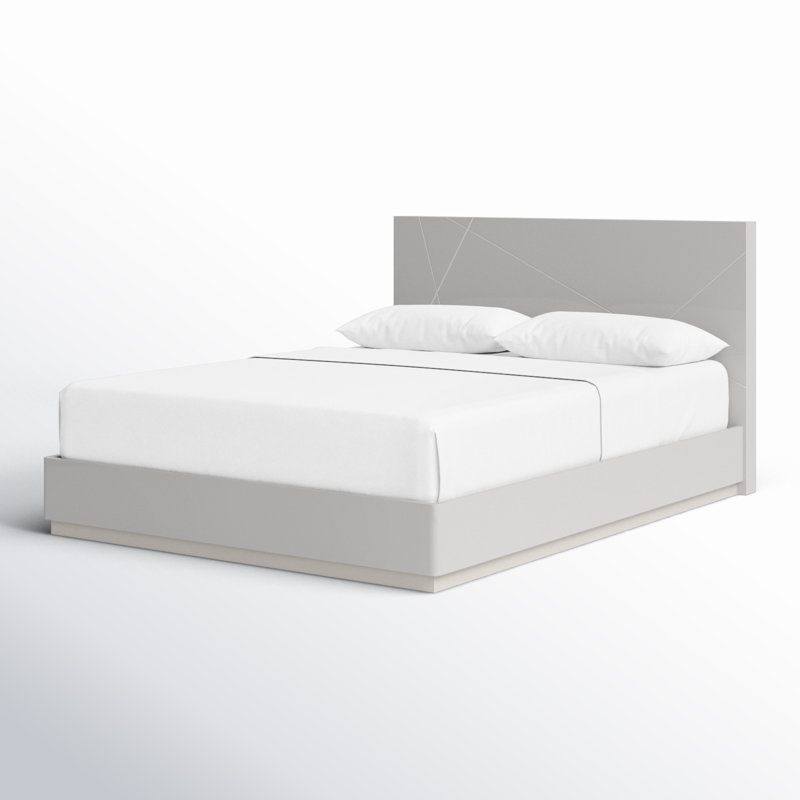 Mchenry Platform Bed, Queen, Gray
