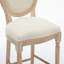 Ensemble de 2 tabourets de bar en bois massif Classic French Country Design