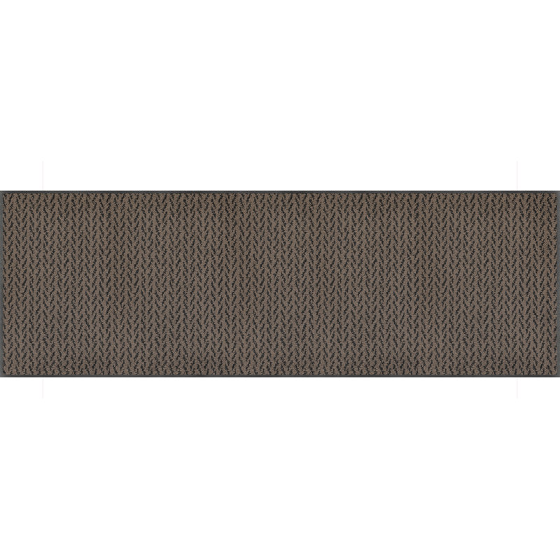 Chevron Non-Skid Kitchen Mat, Mocha