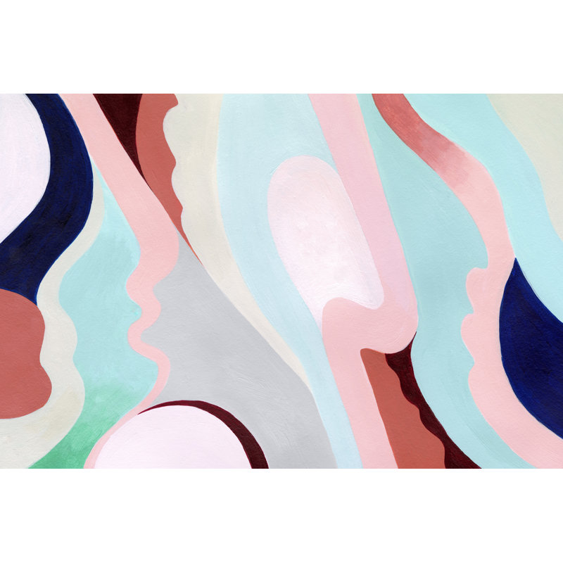 Pastel Highlands V - Painting on Canvas, 20cm H x 30cm W, Wrapped Canvas