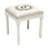 Initial U Vanity Stool, Initials A thru Z available