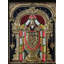 Ornement de Tirupati Balaji Tanjore, peinture | Couleur traditionnelle avec or 24 carats | Avec cadre