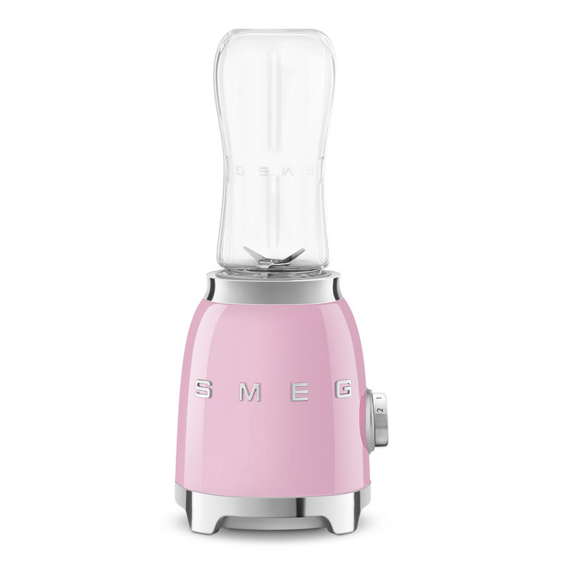 Smeg PBF01 50's Style Retro Personal Compact Blender, Pink