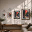 Sunset Boulevard Art Deco - Framed Print-143242409-143242411