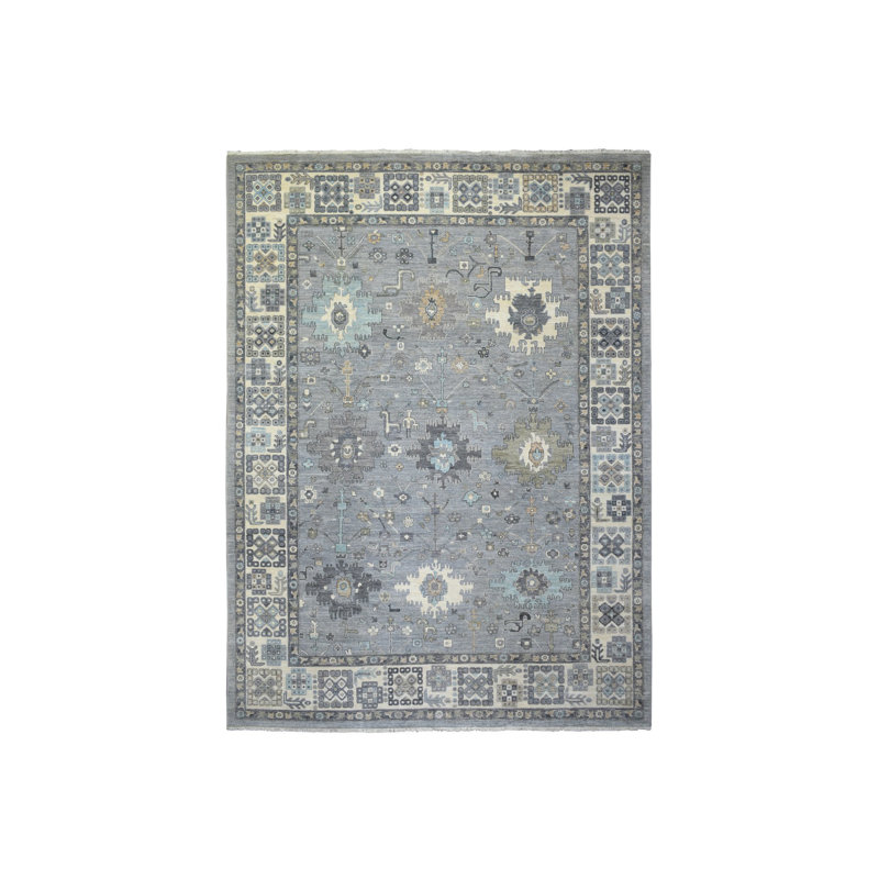 Tapis en laine afghane tissé finement noué à la main 9 pi x 12 pi Peshawar 9BFACCB697244F15AAA1A4F809A9C881