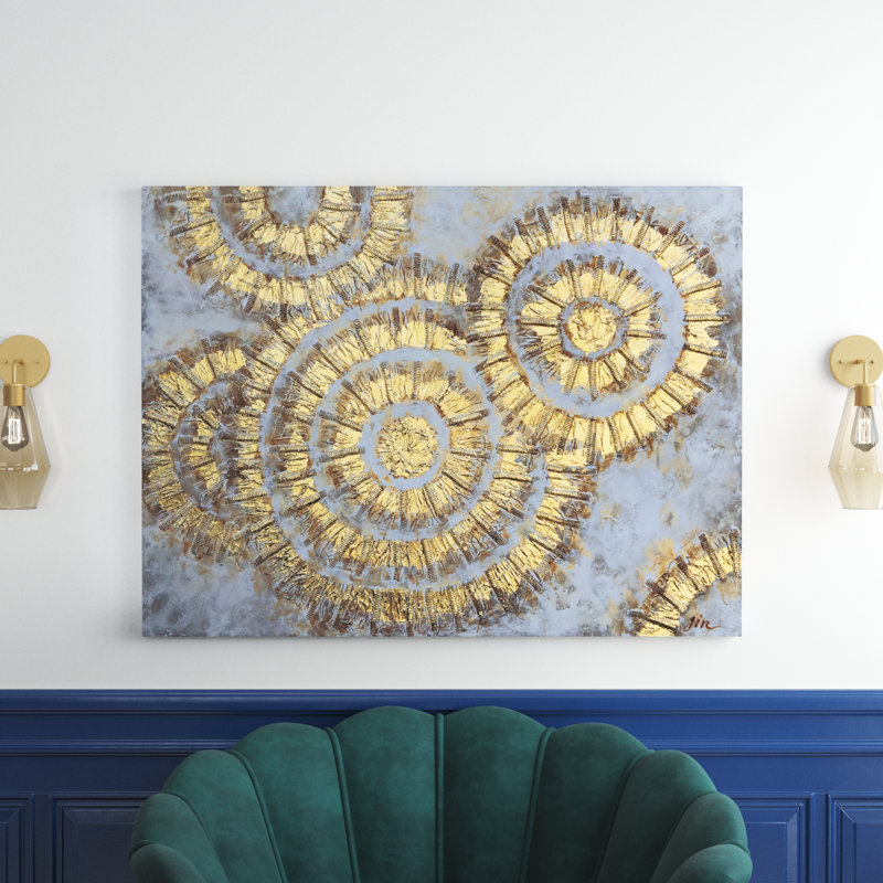 " Shiny Circles " Painting Print