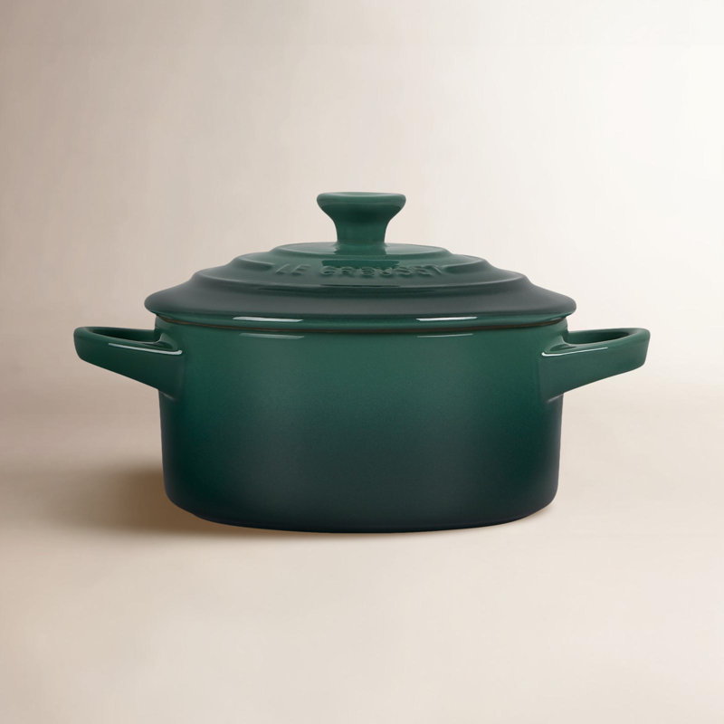 Le Creuset Stonware Mini Round Cocotte, Artichaut
