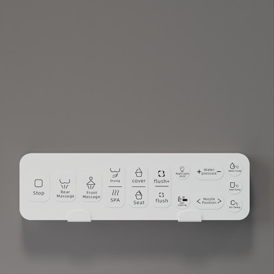 Led Display Toilet With Bidet Built In, One Piece Bidet Toilet With Auto Dual Flush, Built-In Aroma, Modern Elongated Tankless Toilet With Night Light, Heated Bidet Seat, Warm Water