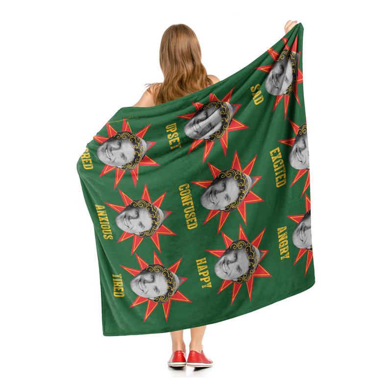 Jeté Warner Bros. Elf Expressions Silk Touch, jeté Comical Holiday, 50 x 60 pouces