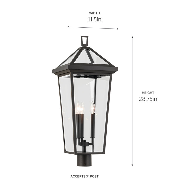 Kiyono Transparent Lantern Head, Olde Bronze