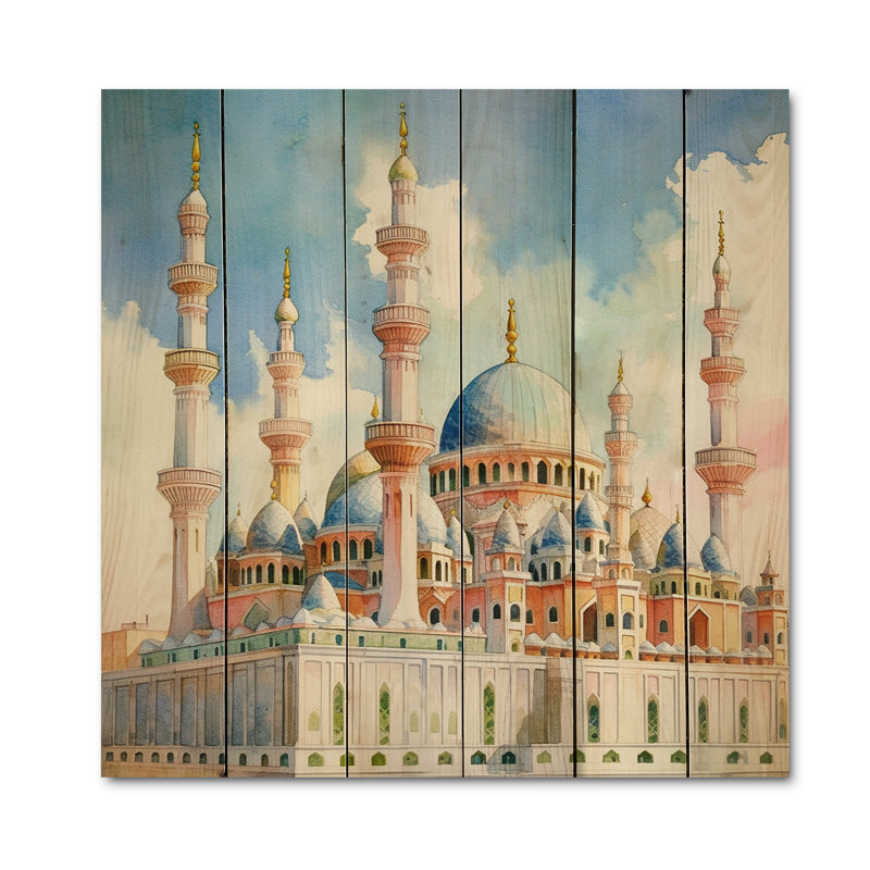 Kamyri " Islamic Mosque Expressions II ", 25" H x 25" W x 0.78" D