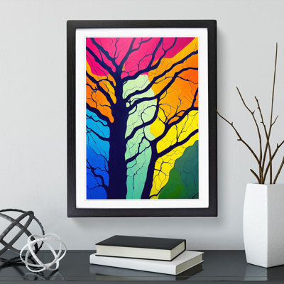 Colourful Abstract Tree No.4 - Wall Art