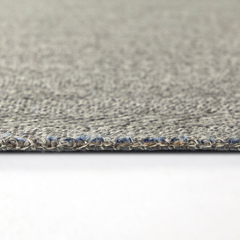 Tapis intérieur / extérieur noir Yarborough, Rectangle 5 pi 3 po x 7 pi