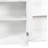 Laundry Cabinet with Doors and shelf, Tilt-Out Laundry Hamper, Freestanding Style, Adjustable Shelf, White