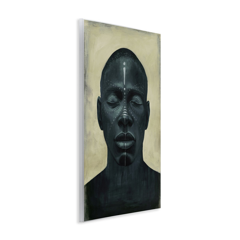 Magnifique portrait d'art mural, design par Fabrikken, H 15 po x l 10 po