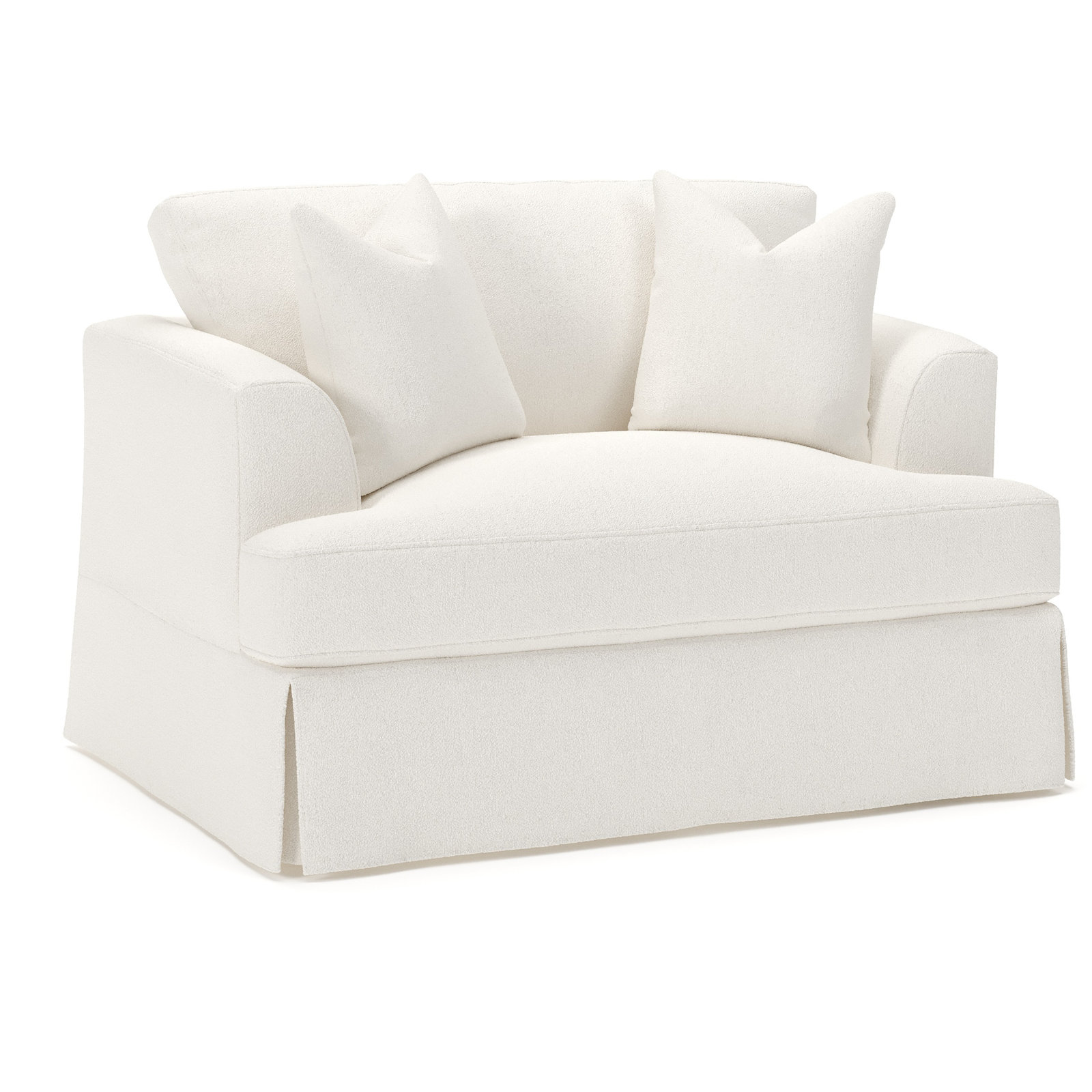 Lucia Upholstered Armchair, Apollo Alpaca Boucle