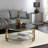 Stone Top End Table with Storage
