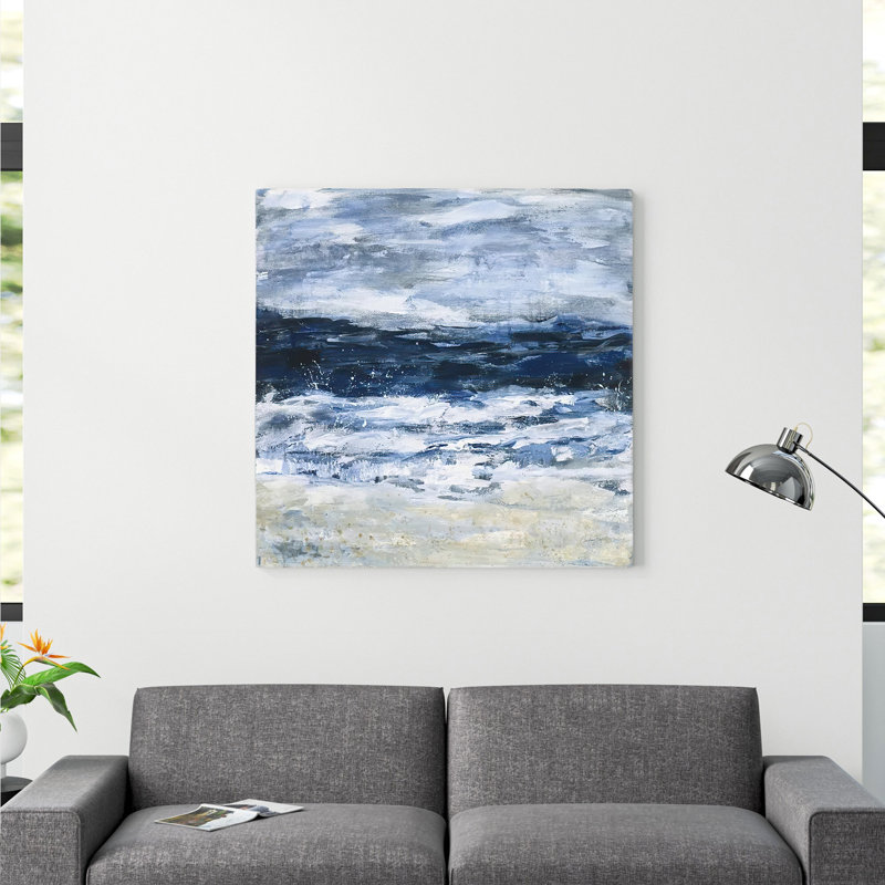 «Seaside Escape II» par Courtney Prahl - reproduction d'art sur toile, H 48 po x l 48 po x P 1,25 po, Toile tendue