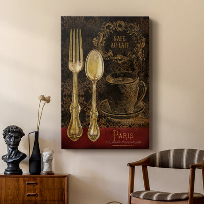 Café Au Lait -Custom Wrapped Gallery Cavas