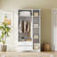 Armoire à miroir 3 portes avec 2 tiroirs et armoire supérieure-237943203