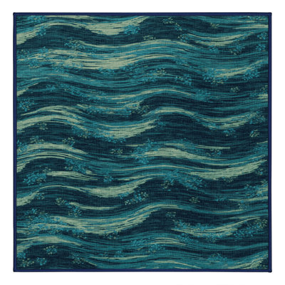 Washable Bioluminescent Bay Coastal Area Rug
