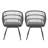 Outdoor Wicker Dining Chairs With Water-Resistant Cushions