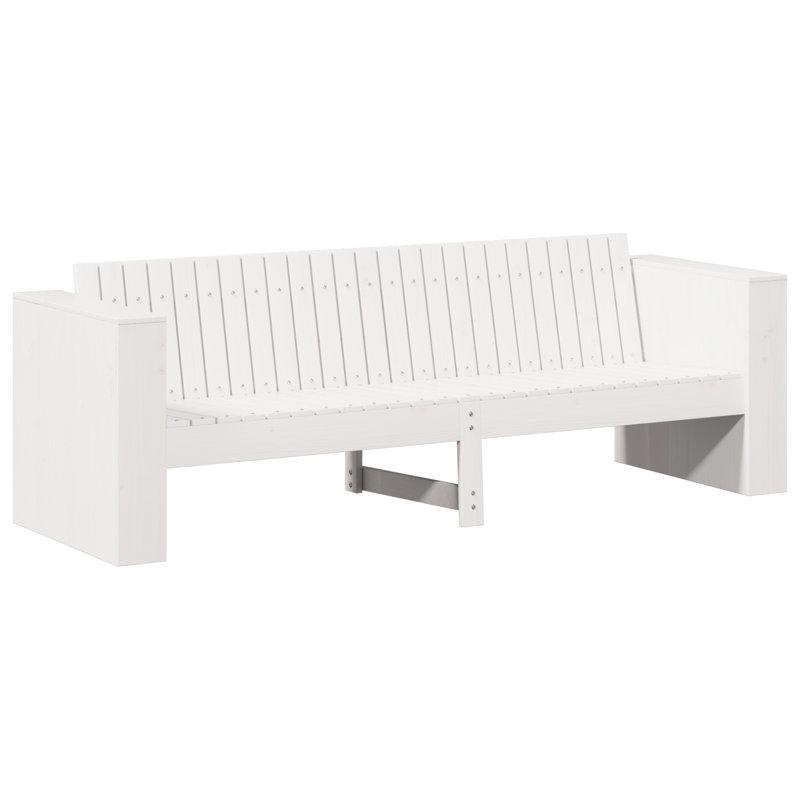 185.5cm Wide Patio Sofa, White