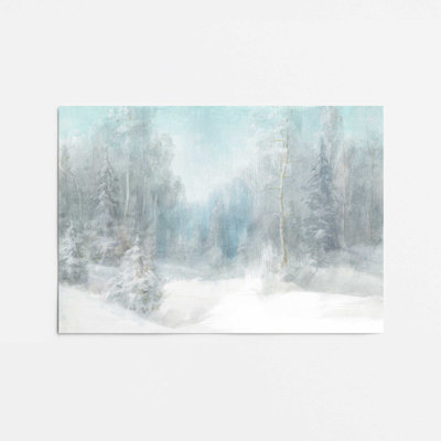 Imprimé sérénité «Snowy Woodland»