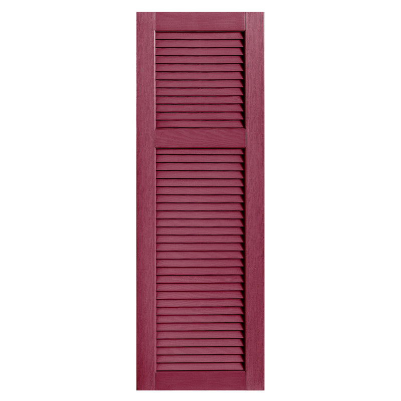 Paire de volets à persienne droite, 72 po, 16 po, Baie