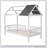 Wood House Bed With Fence-1464594758-1464594757