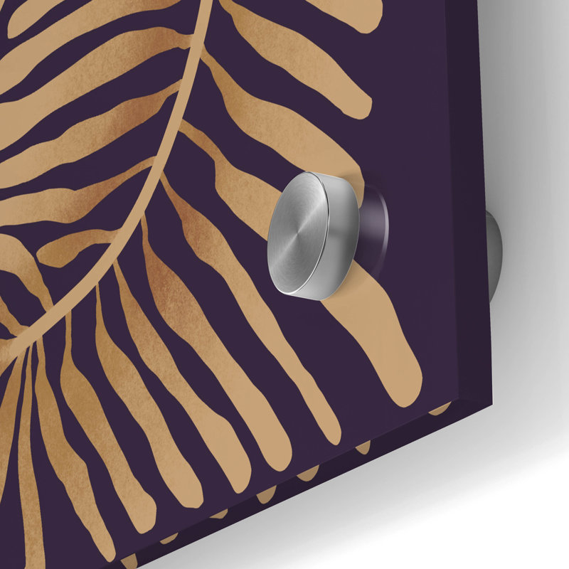  «Leaf Concept II» par Regina Moore, art mural en verre acrylique, 24 po x 36 po, H 36 po x l 24 po x P 0,2 po