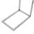 Elicia Solid Marble Modern Luxury Glam Accent C-Table (Set of 2) - Chrome-815918026