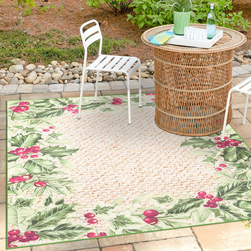 Tapis d'extérieur Jill Zarin, Carré 10 pi