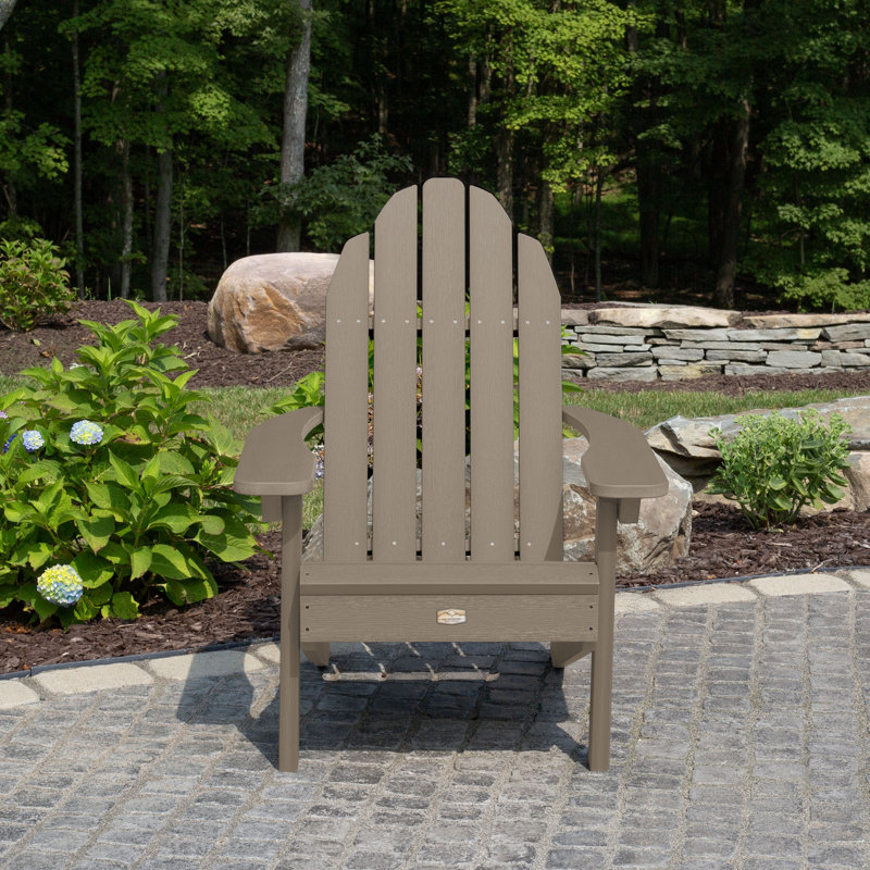 Hintz Outdoor Adirondack Chair, Woodland Brown